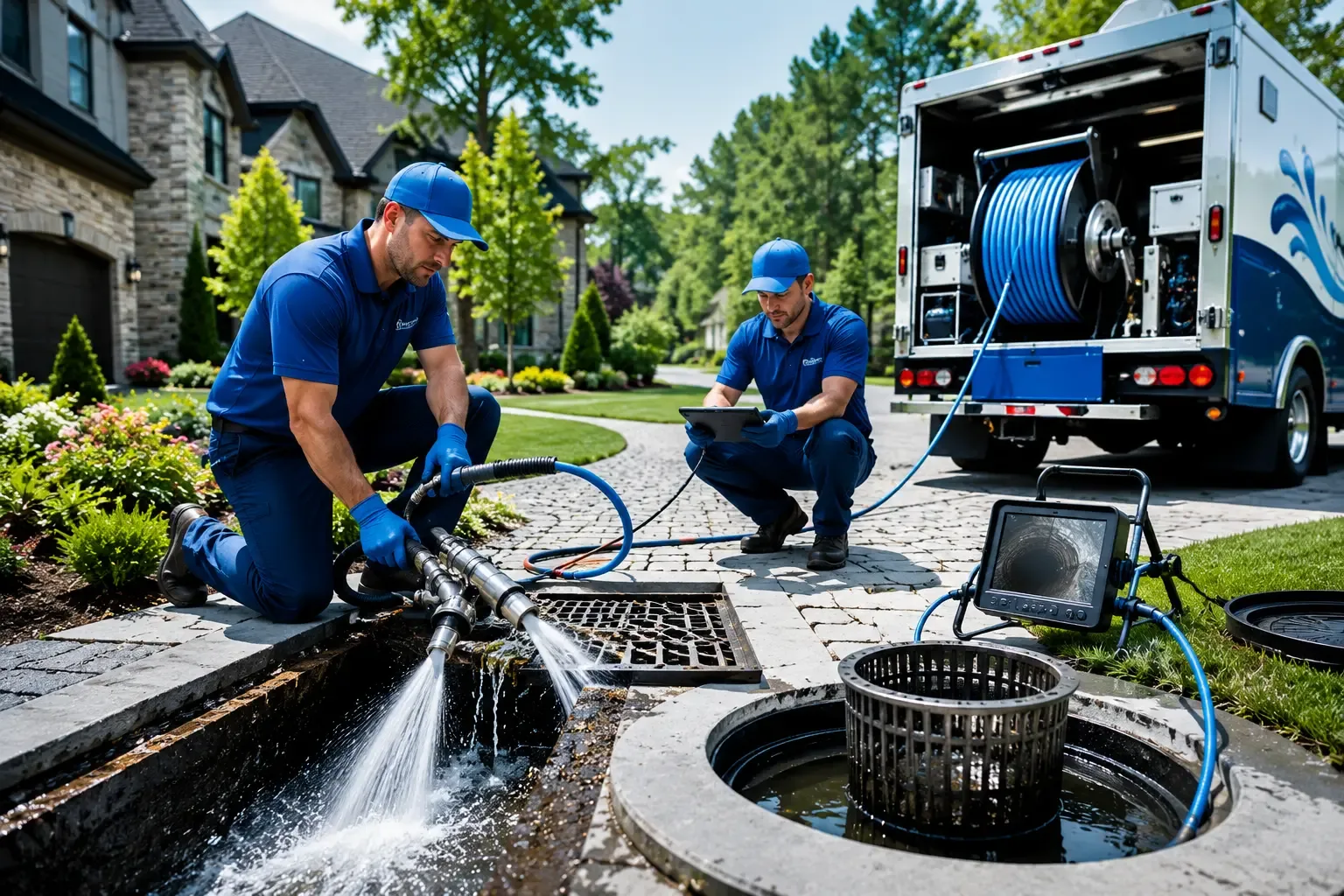 Local outdoor drain cleaning professionals in Burlington, CT