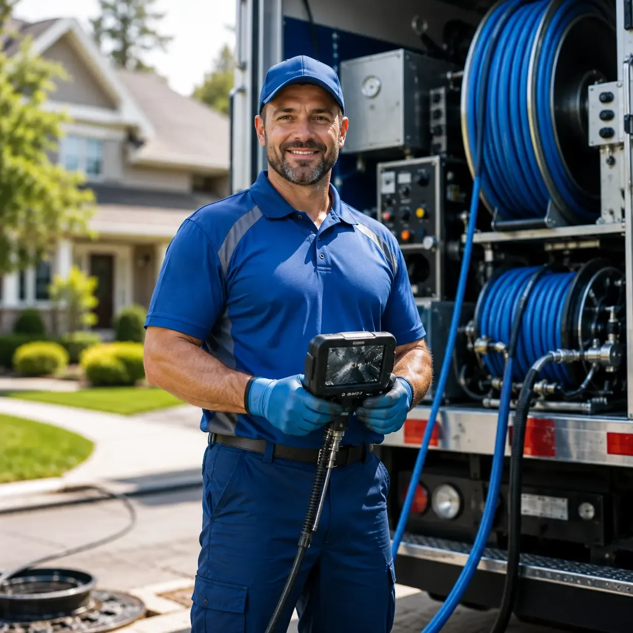 Local outdoor drain cleaning specialists in Burlington, CT